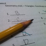 Geometry students prep for end of course test