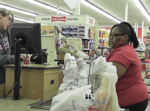 Students work for extra spending money