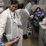 Students donate in Key Club blood drive