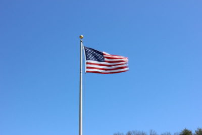 Amercian Flag Waving