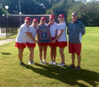 The Searcy Lions girls golf team took second place overall last year.