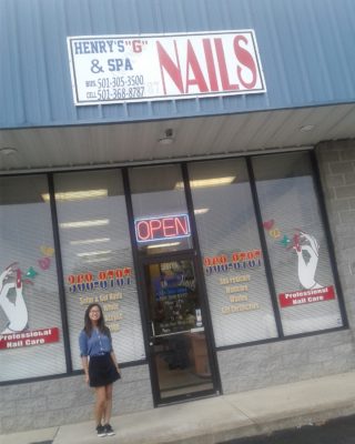 Sophia Nguyen, daughter of the owner of this nail salon, occasionally works there.